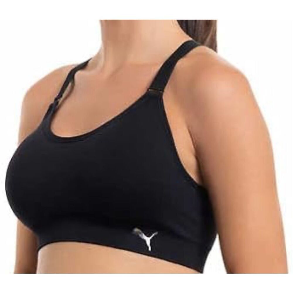 Puma size Medium black sport bra